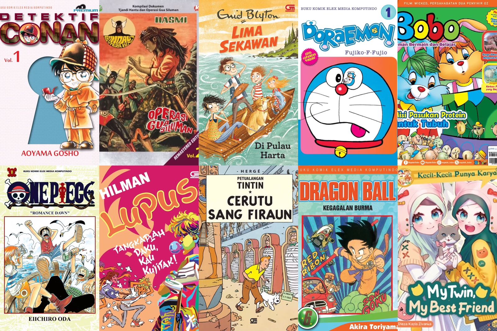 10 Buku Seri ini Jadi Teman Masa Kecil,  Memanggil Nostalgia!