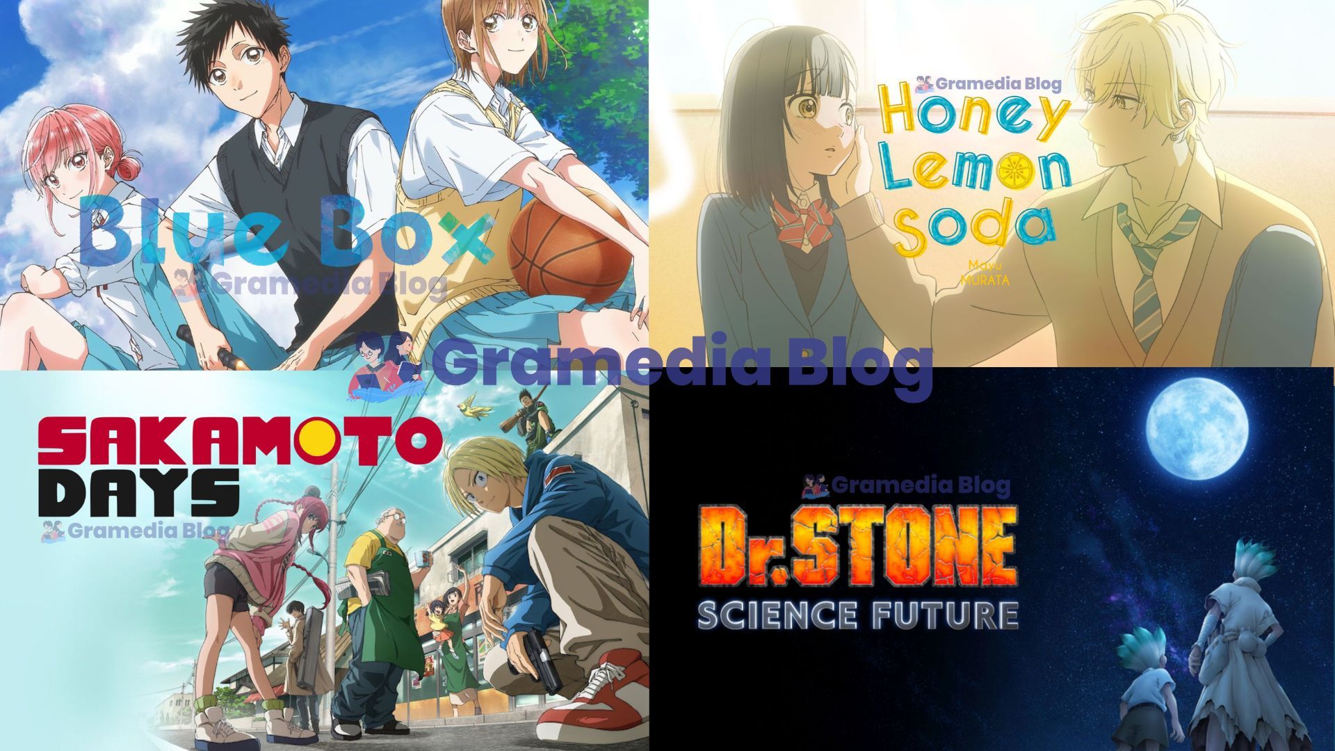 Honey Lemon Soda hingga Sakamoto Days: Anime Sedang Tayang Januari 2025!