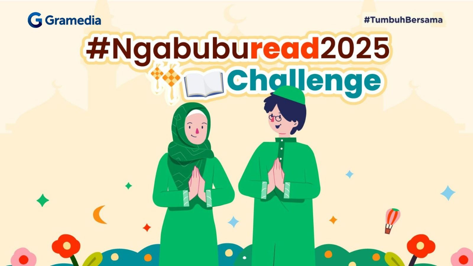 Baca Buku, Dapat THR?! Yuk, Ikutan #Ngabuburead2025 Challenge Gramedia!