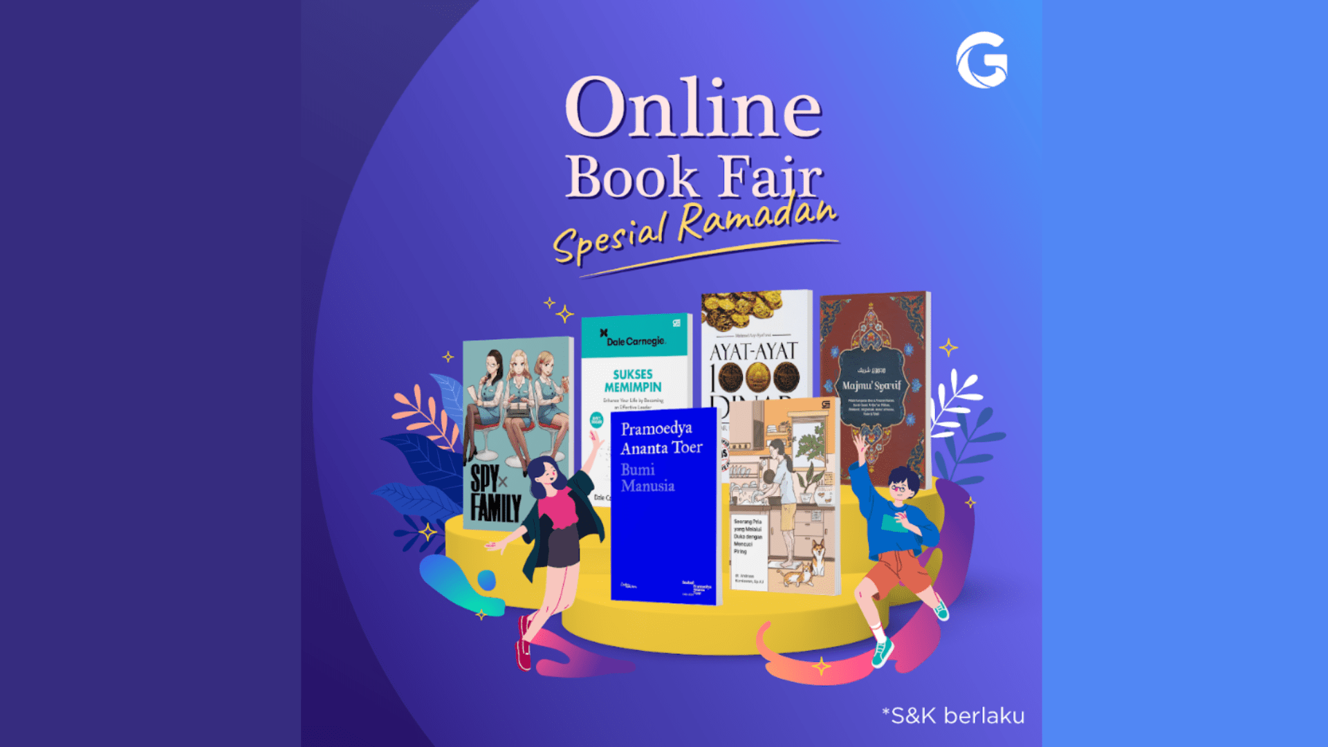 Online Book Fair Ramadan: Diskon Buku hingga 70% + Flash Sale Mulai dari 5000-an!