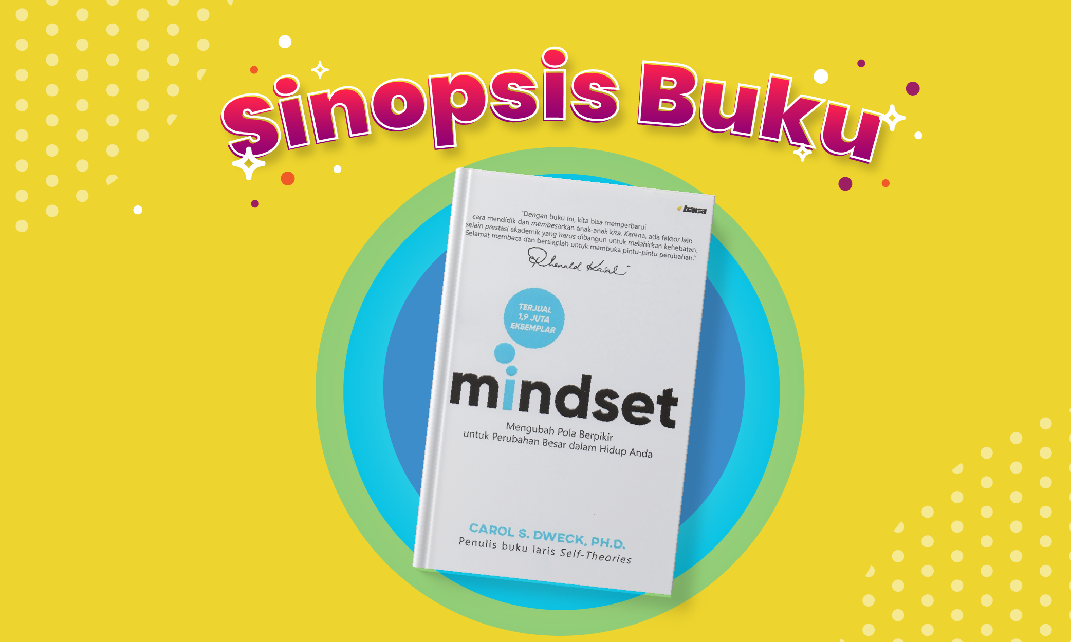 (Sinopsis Buku) Mindset Karya Carol S. Dweck